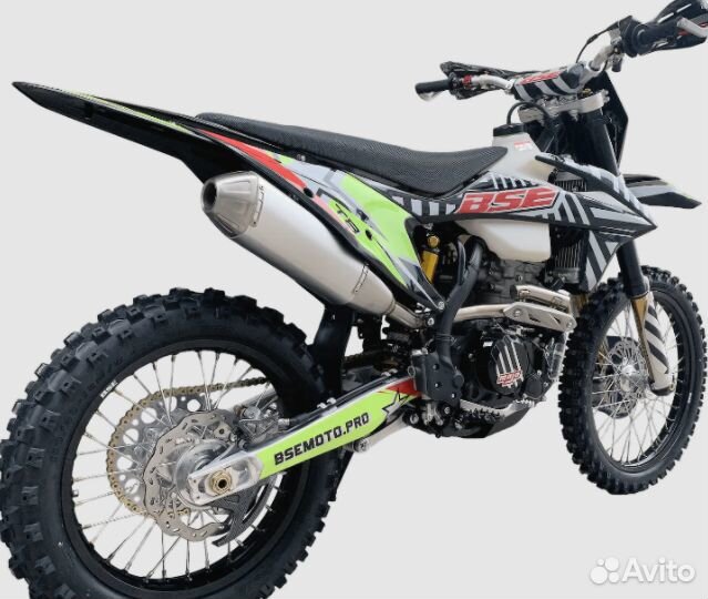 Эндуро / кроссовый мотоцикл BSE T8 Green Twister