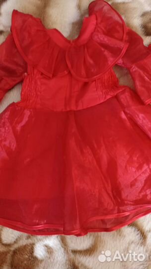 Платье для девочки 1.5-2 годика нарядное