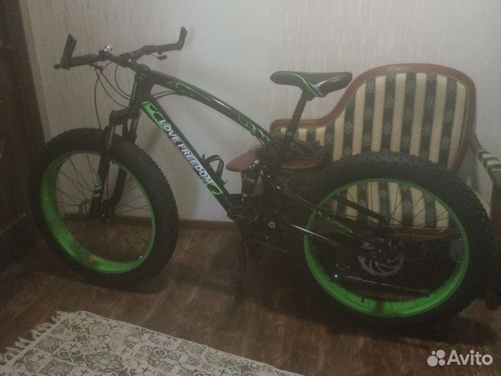 Новый велосипед фетбайк с али
