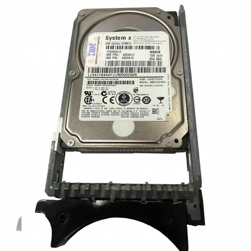 [42D0613] Жесткий Диск Ibm 300gb Sas 2.5 42d0613