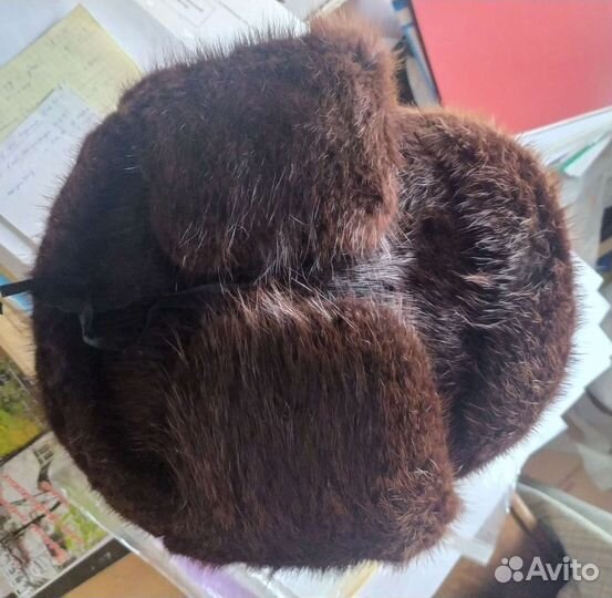Норковая шапка мужская