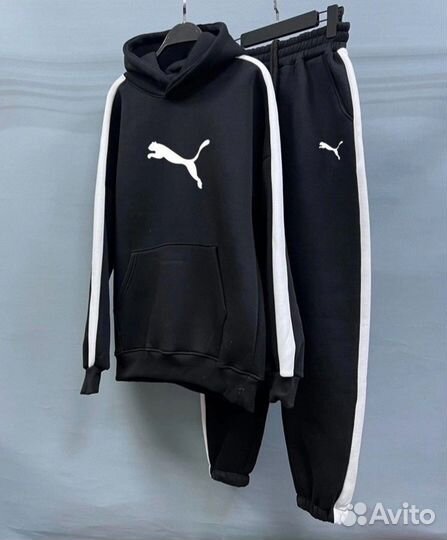 Мужской флисовый спортивный костюм Puma