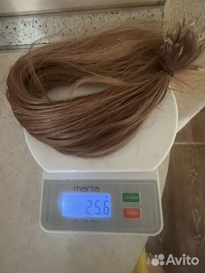 Волосы для наращивания натуральные бу