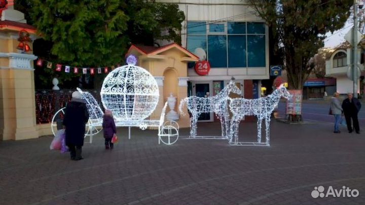 Новогодние световые фигуры