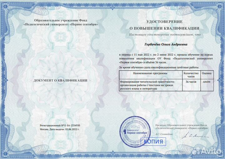 Репетитор по русскому языку и литературе