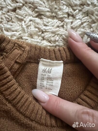 Свитер на мальчика hm 80