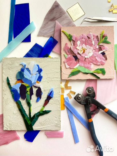 Мастер-класс по мозаике «Флора