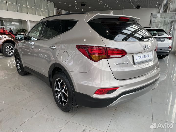 Hyundai Santa Fe 2.2 AT, 2017, 168 229 км