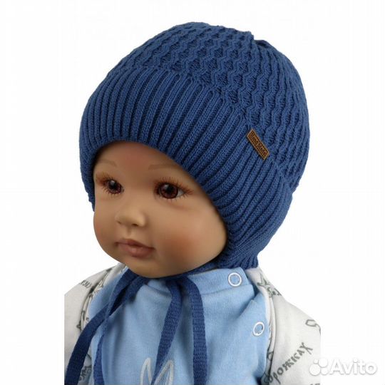 Новые детские зимние шапки, р. 38-40