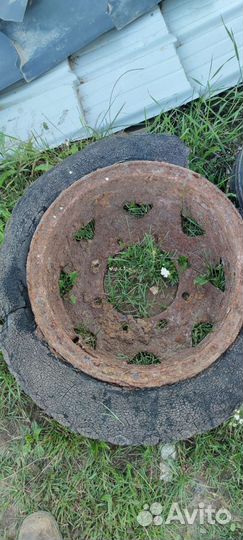 Диск от немецкого грузовика времён ВОВ