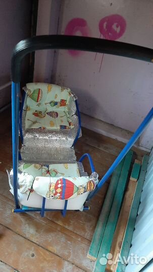 Детские зимние санки