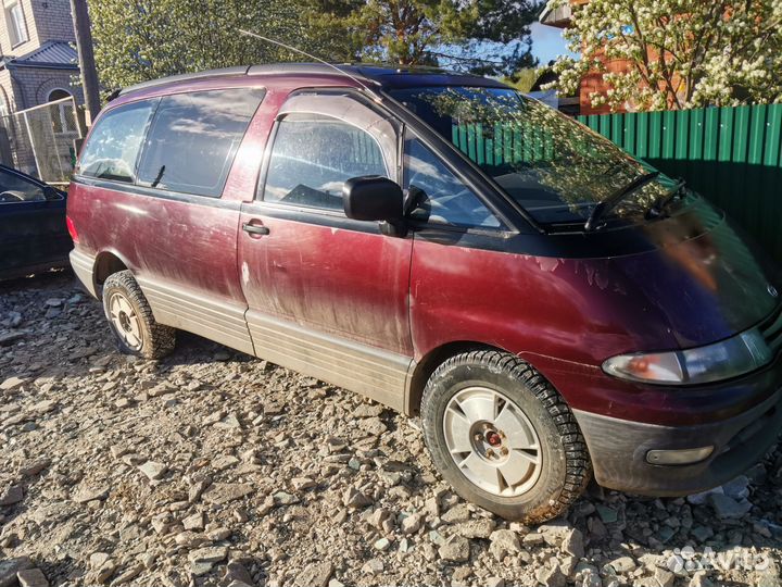 Toyota Estima Lucida 2.2 AT, 1993, битый, 335 000 км