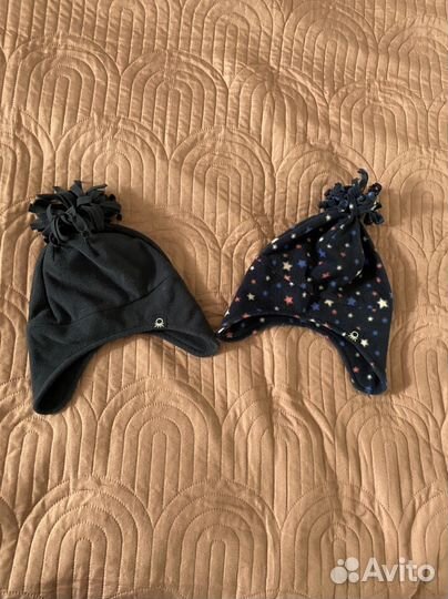 Шапка 2 шт комплект benetton