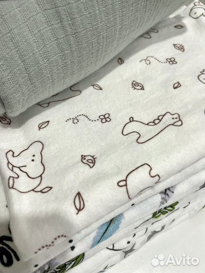 Пелёнки детские новые муслин 11шт