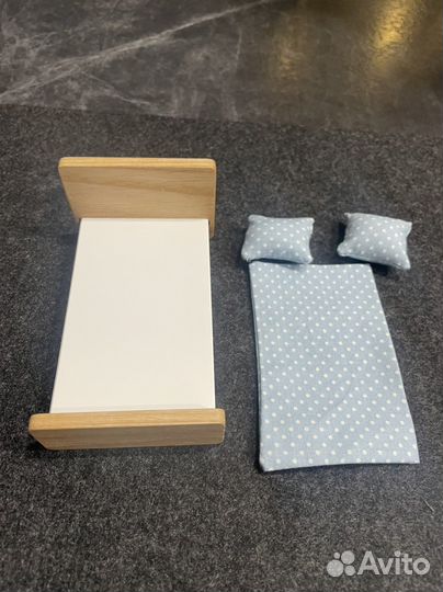 Мебель деревянная для кукол 10 см