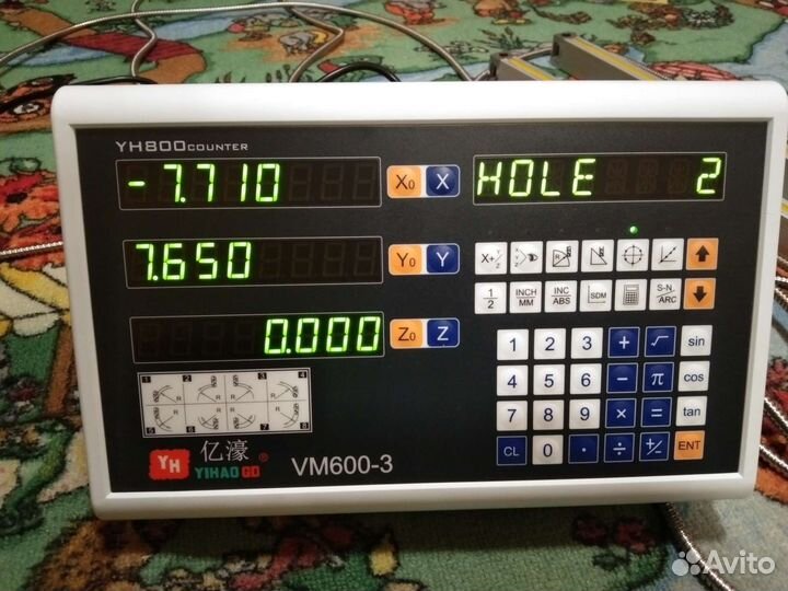 Уци (устройство цифровой индикации) на станок