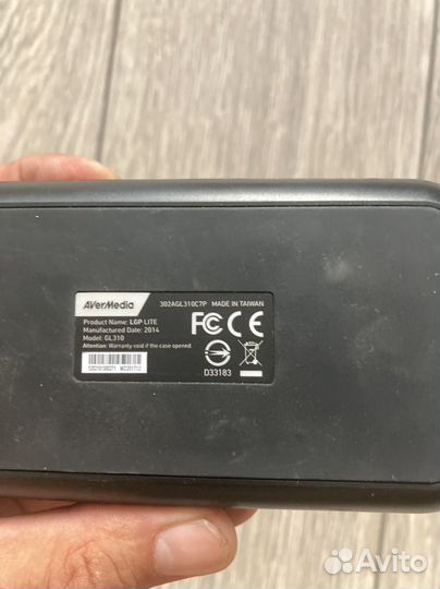 Карта видеозахвата Avermedia lgp lite