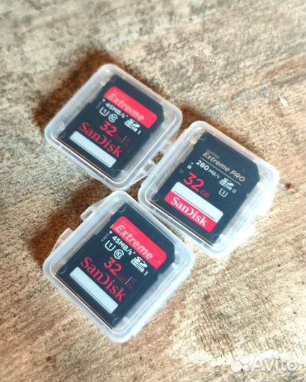 Карта памяти SanDisk sdhc 32GB Extreme Pro