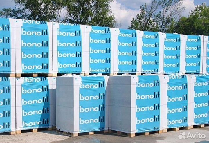 Пеноблоки газоблоки Bonolit