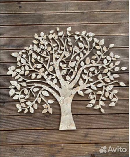 Панно из можжевельника для бани