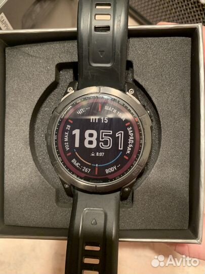 Часы garmin fenix 7 sapphire solar titanium