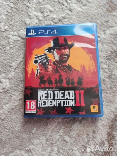 Диски на ps4 red dead redemption 2
