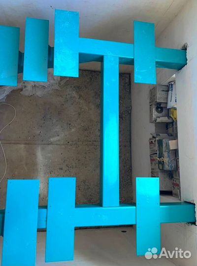 Металлокаркас для лестницы 