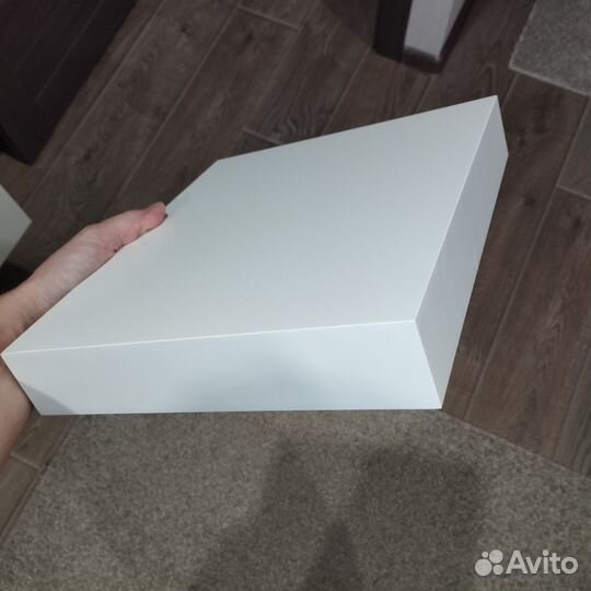 Полка лакк 30*26 см белая Икея