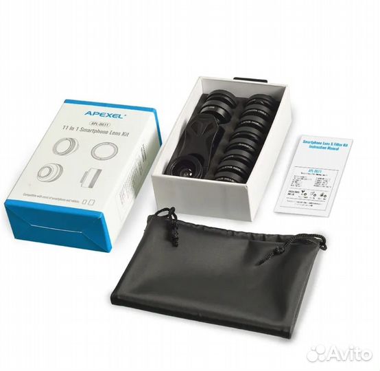 Набор линз на смартфон.новый