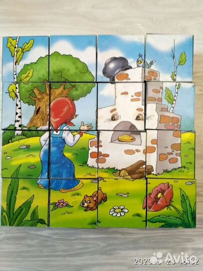 Кубики-пазлы с картинками