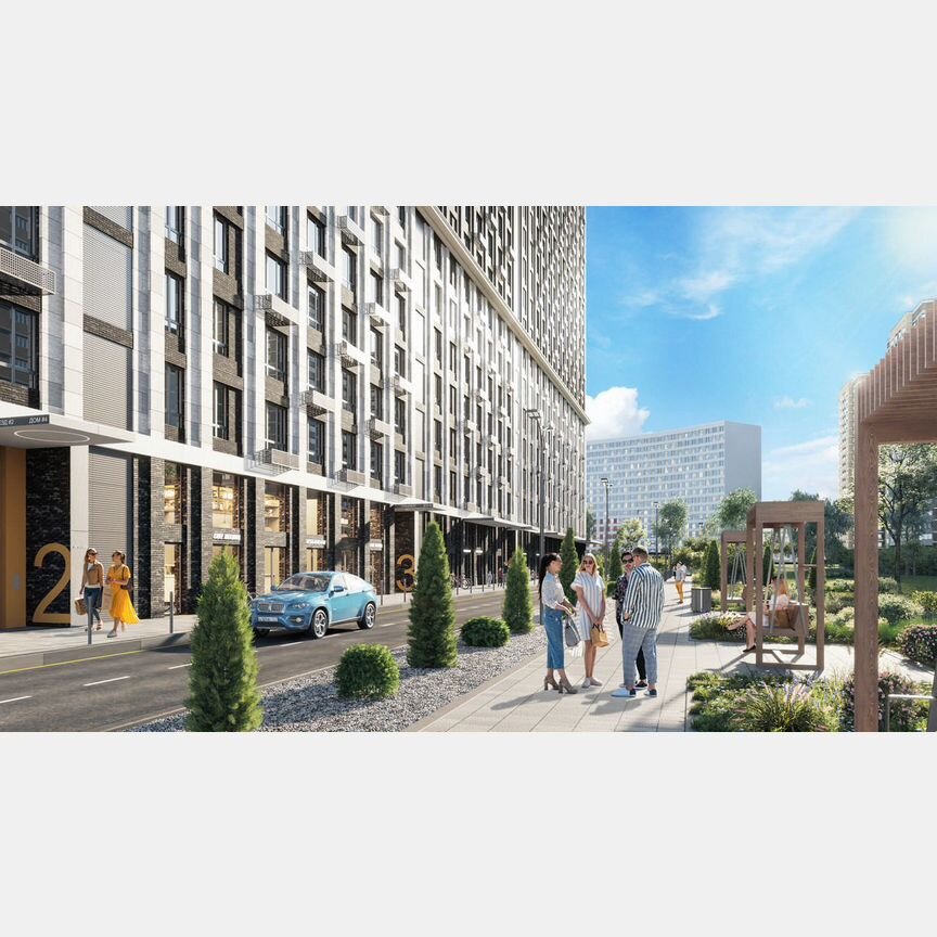 Квартира-студия, 25,5 м², 12/25 эт.