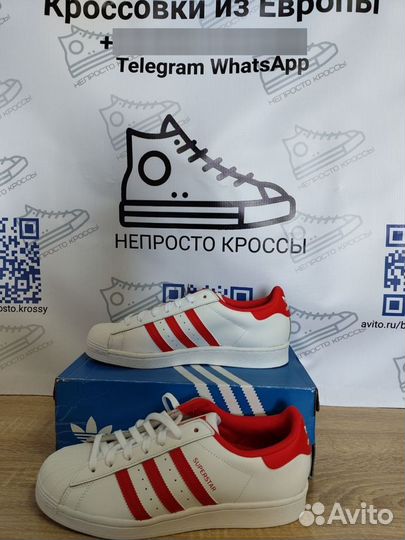 Классические кроссовки Adidas Superstar оригинал