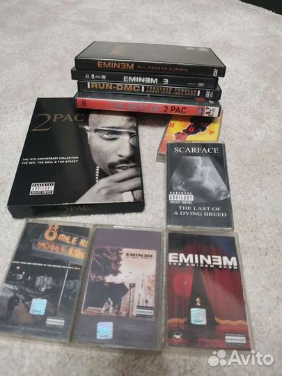 CD диски,кассеты, рэп