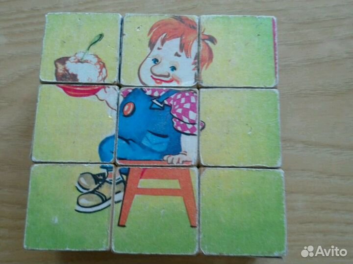 Кубики деревянные советские
