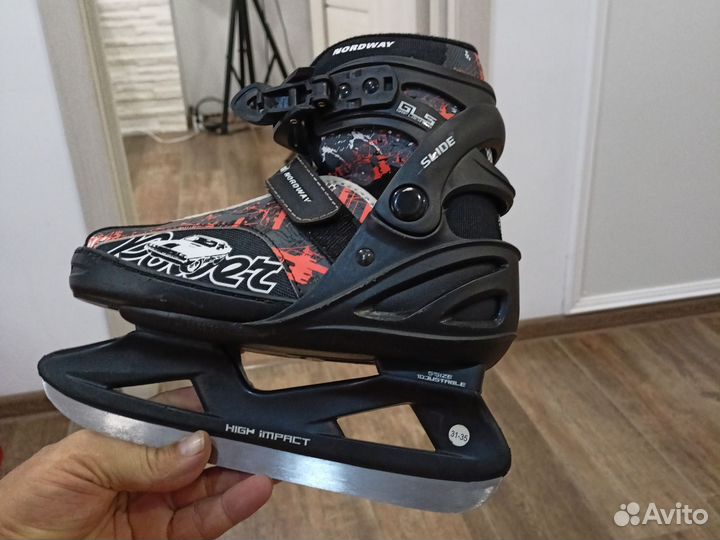 Коньки детские раздвижные