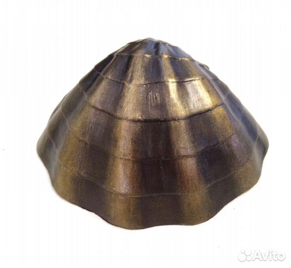 Ракушка пепельница статуэтка фигурка латунь