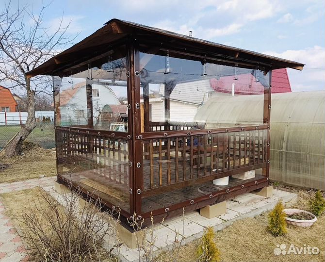 Мягкие окна для веранд, беседок, террас