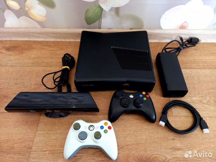 Xbox 360 S 250гб прошит 80+ игр