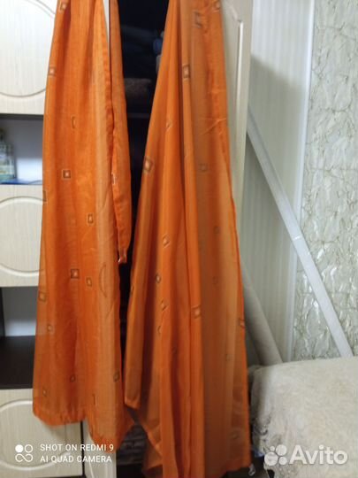 Шторы тюль б/у