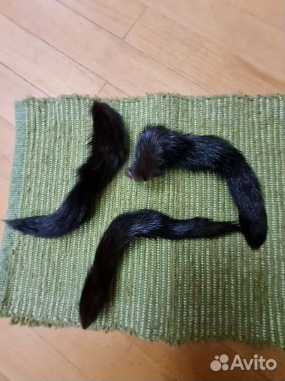 Хвостики норки - 31 шт. (на поделки) - новые