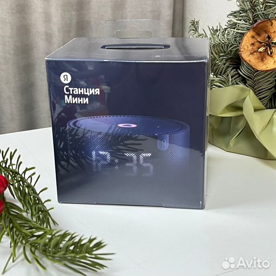 Яндекс станция мини с часами лайт