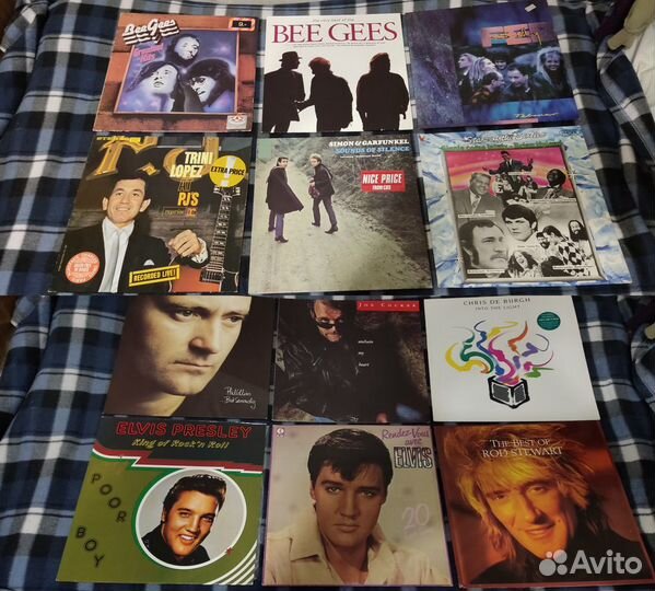 Виниловые пластинки Bee Gees, abba, Phil Collins