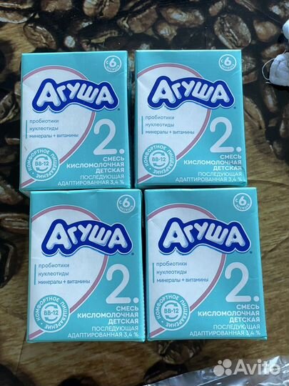 Кисломолочная смесь агуша 2