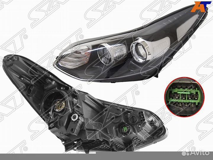 Фара KIA sportage 16-22 LH галоген, LED