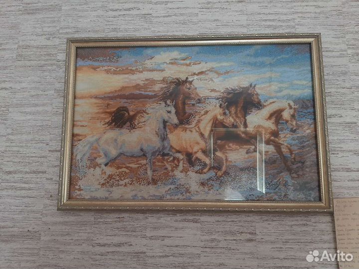 Картина бисером ручная работа