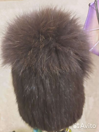 Шапка норковая женская