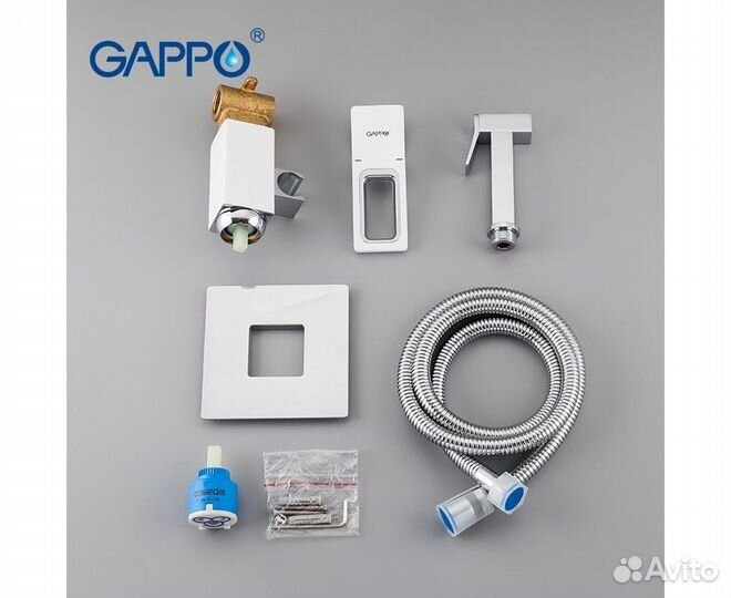 Смеситель с гигиеническим душем gappo G7217-8