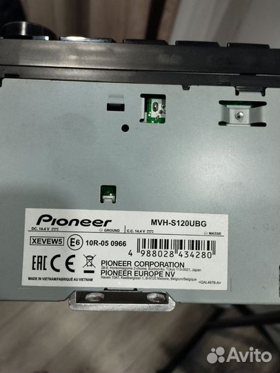 Автомагнитола pioneer 1 din