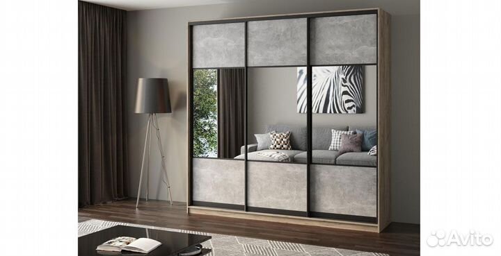 Шкаф-купе «Лофт» 230 см