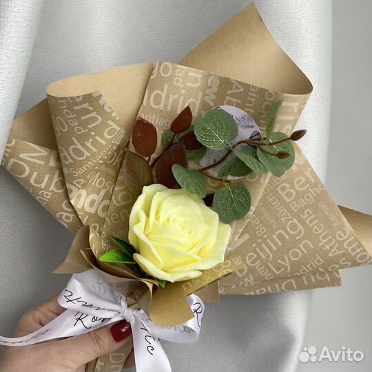 Букет цветов из мыла ручной работы